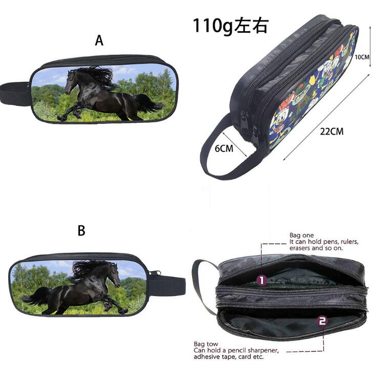 2Pcs/Set Portfolio For School Bag Girls Boys Fashion Fireman Sam Printed Backpacks Kindergarten Bookbag Mochila Escolar