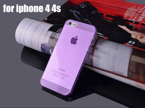 Hot sale Ultra thin 0.3mm PC Gel Clear Case Cover For iPhone 5s Slim Phone Cover for iphone 5s Transparent case