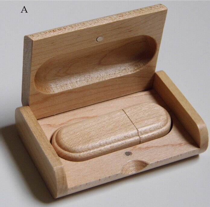 Drive memory Stick pendrive Wooden Package Free shipping Print logo Wholesale