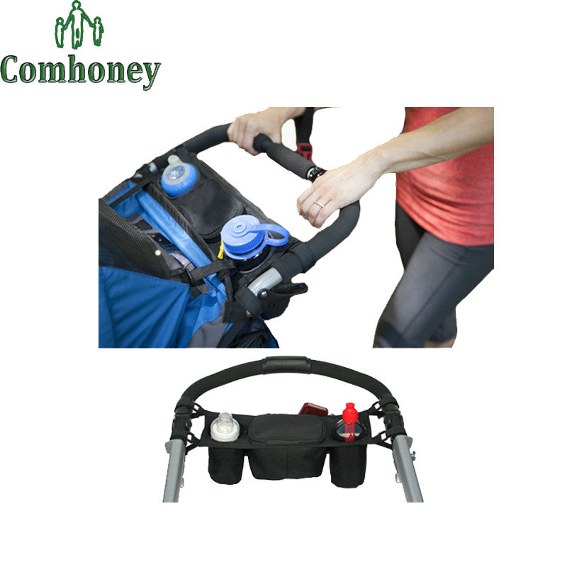 Baby Stroller Organizer Cooler and Thermal Bags for Mummy Hanging Carriage Pram Buggy Cart Bottle Bags for Bebe Nappy Bags - Shopy Max