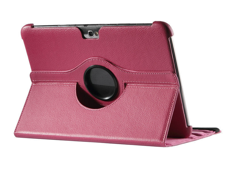 For Samsung Galaxy Note 10.1"N8000/N8010/N8013 Rotating Leather Case Cover+Film - Shopy Max