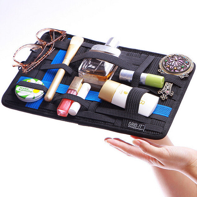 XL L M S Size Cocoon Grid It Wrap Case Cover Organizer System Kit Case Bag In Bag For Electronic Gadgets Black Travel Bag Insert