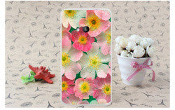 Colorful Brilliant Rose Peony Flowers Painted Phone Cases Hard Back