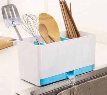 Creative kitchen fast draining water storage holder storage rack