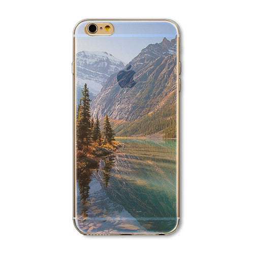 Endless Mountains Painted Soft TPU For Apple iPhone 6 "4.7"inch Mobile Phone Back Skin Cases Cover WHD1440 - Shopy Max