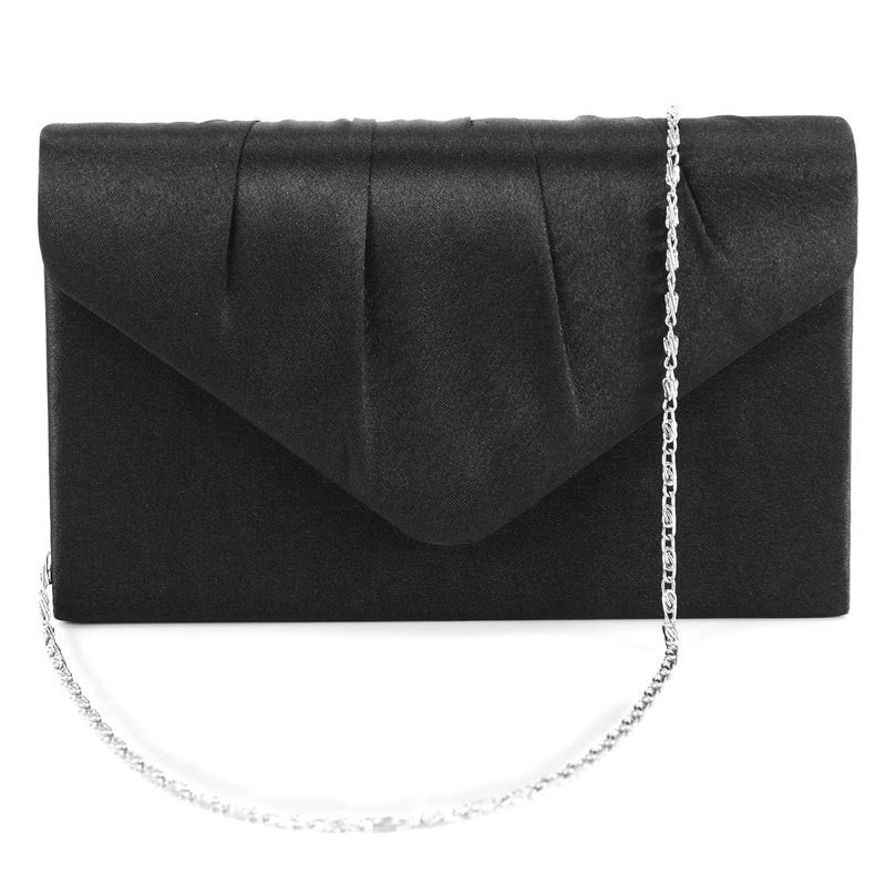 Evening Satin Women Bag Wedding Bridal Clutch Bag Party Prom Handbag Purse