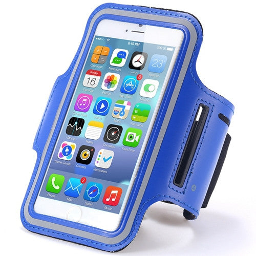 RCD04345 Fashion PU Brush Surface Workout Cover Sport Gym ArmBand Case For iPhone 6 4.7 Arm Band Holder Waterproof Pouch - Shopy Max