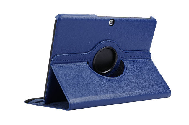 For Samsung Galaxy Tab 4 10.1 T530 Tablet PU Leather Case Cover Rotating w/Screen Protective Film+Stylus Pen Free Shipping