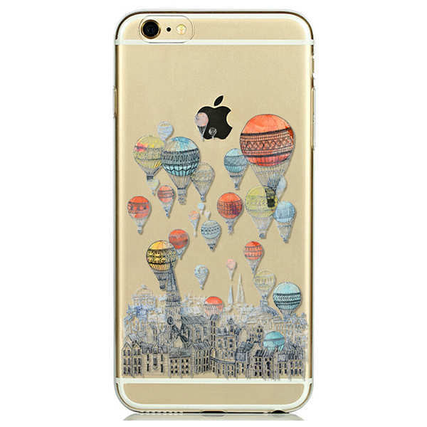 Phone Back Case For iPhone 6 4.7" Ultra Soft TPU Painted Transparent Case Cover Skin WHD1242 23-40 - Shopy Max