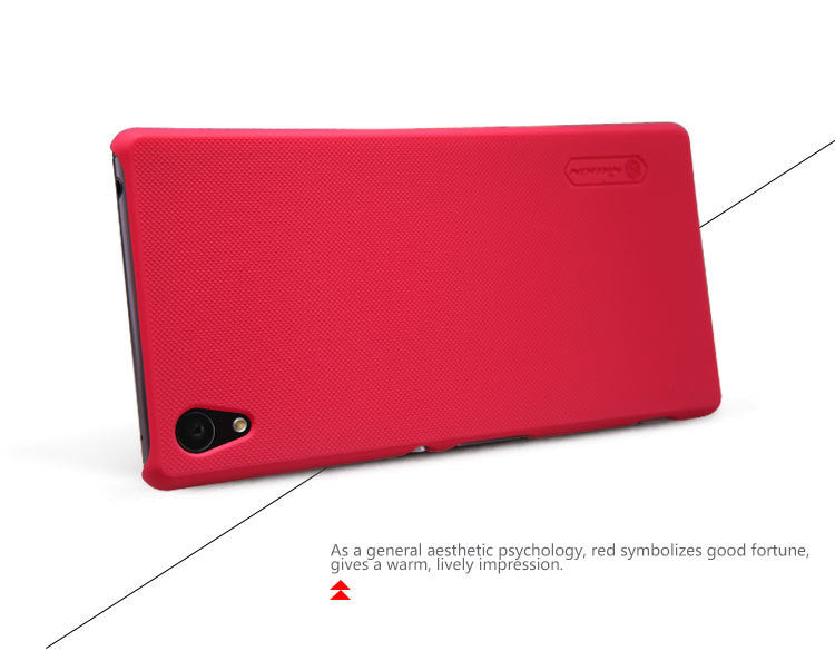 Genuine NILLKIN Ultrathin Plastic Frosted Shield Case Cover For Sony Xperia Z4 Hard Back Protective Case + Free Screen Protector - Shopy Max