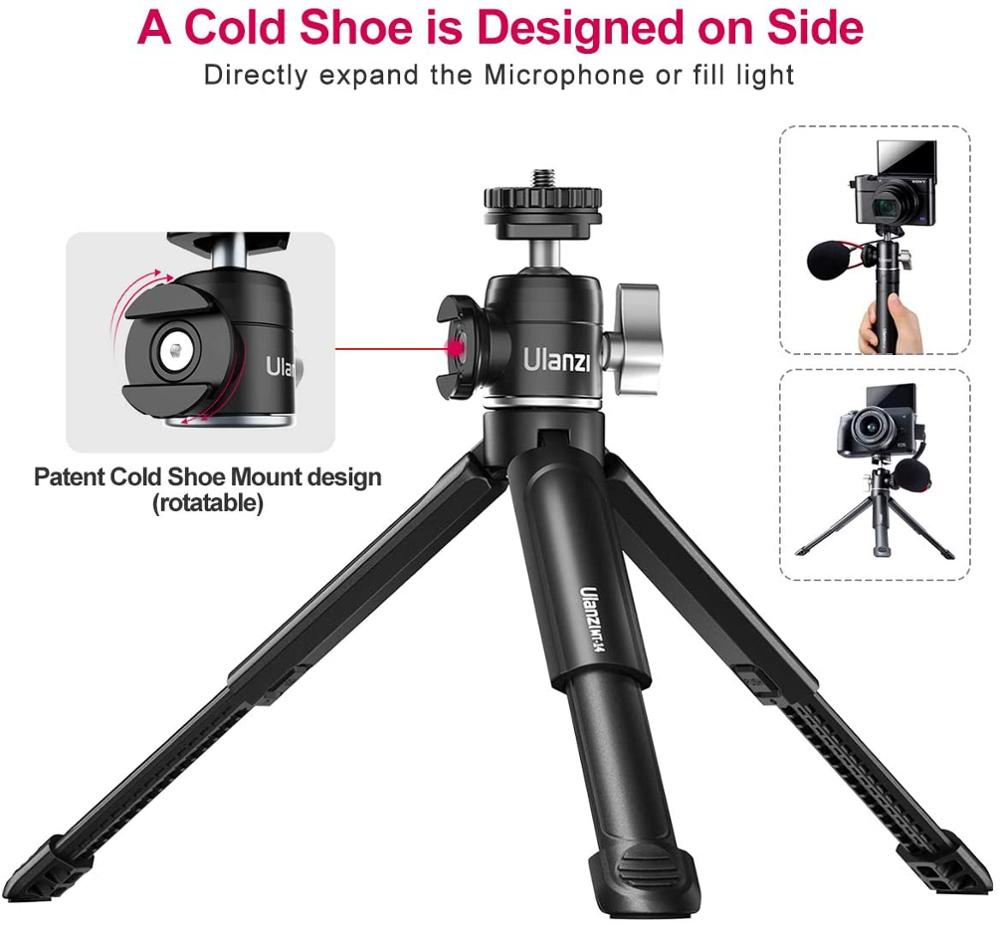 Ulanzi U-Vlog lite Mini Tripod with 360° Ball Head &
