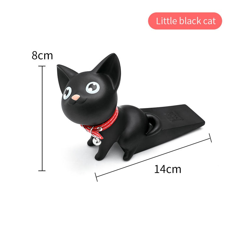 Safety Creative Cartoon Silicone Door Stopper Wedge Door Catcher Block Home Office Children Security Door Card Baby Protect
