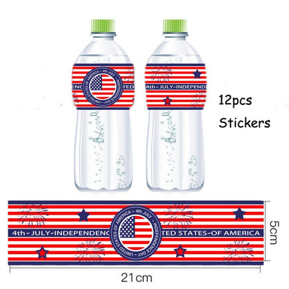 4th of July Independence Day Decorations Disposable Tableware Sets 2020 American Independence Day Party Supplies