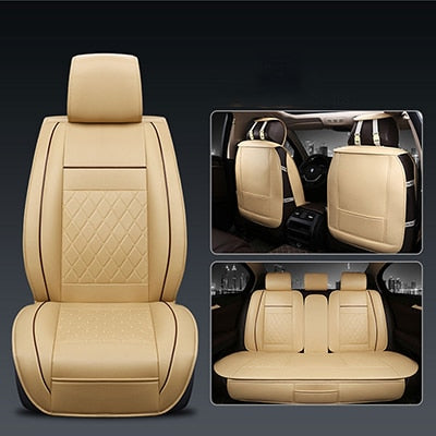 PU Leather car seat covers For Toyota Corolla Camry Rav4 Auris Prius Yalis Avensis SUV auto