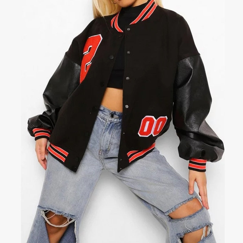Spring And Autumn Vibe Style Baseball Uniform New Bomber