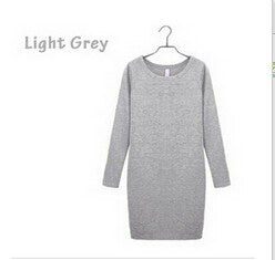 Hot Sale! New 2014 Fashion Women Winter Dress Pure Color Soft Nap