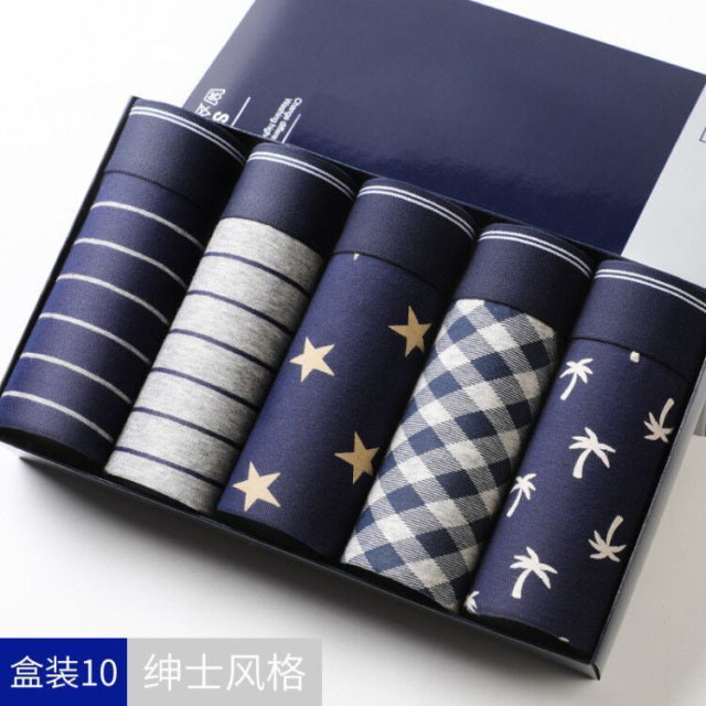 Hot Underwear Men Cotton Boxer Homme Brand Underpants Male Panties Breathbale Shorts U Convex Pouch Plus Size L-3XL