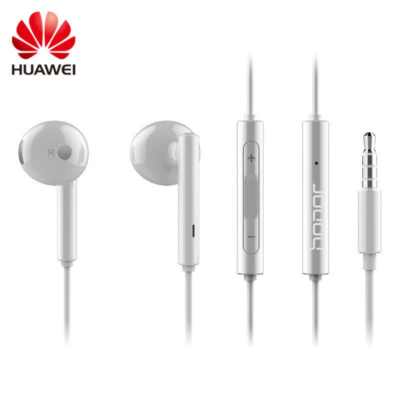 Huawei Original Half In-ear Earphones Headphones for iPhone 6 6s Plus 5s 4s for Samsung S6 Edge S5 MP3 HD Fidelity +Microphone - Shopy Max