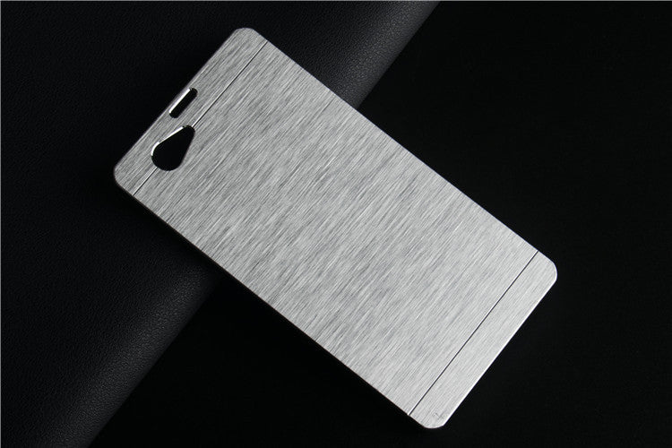 Luxury Brushed Metal Aluminium +PC material case For Sony Xperia Z1 Compact Z1 Mini D5503 Hard Back phone case cover - Shopy Max