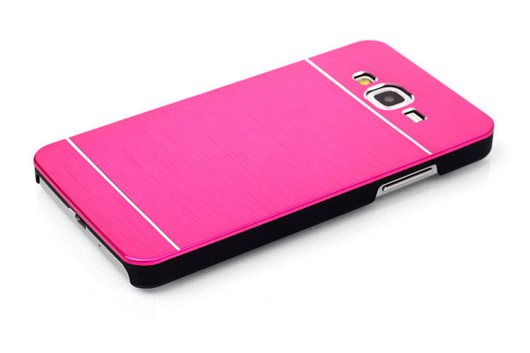 Luxury Metal Brushed Aluminum+Plastic Case For Samsung Galaxy A3 A3000 Phone Case Cover - Shopy Max