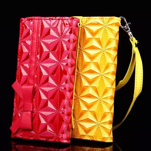 Luxury PU Leather Case For Apple iPhone 6 6plus 5 5s 3D Lovely Cute BowKnot Wallet Stand Flip Card Slots Back Cover Phone Cases - Shopy Max