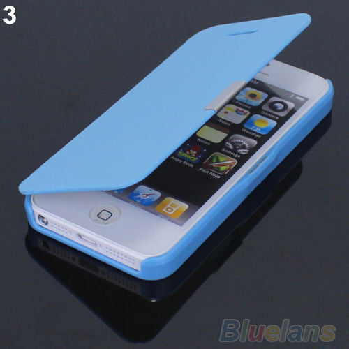 Magnetic Flip Leather Hard Skin Pouch Wallet Case Cover For Apple iPhone 5S 5G phone cases 01R4