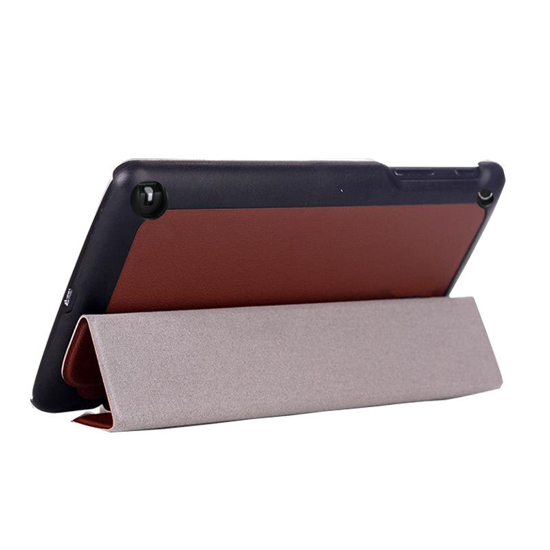 NFcase smart stand triangle folded leather cover 2014 case for NVIDIA SHIELD 2 8.0 tablet 8 inch tablet case +screen tylus pen