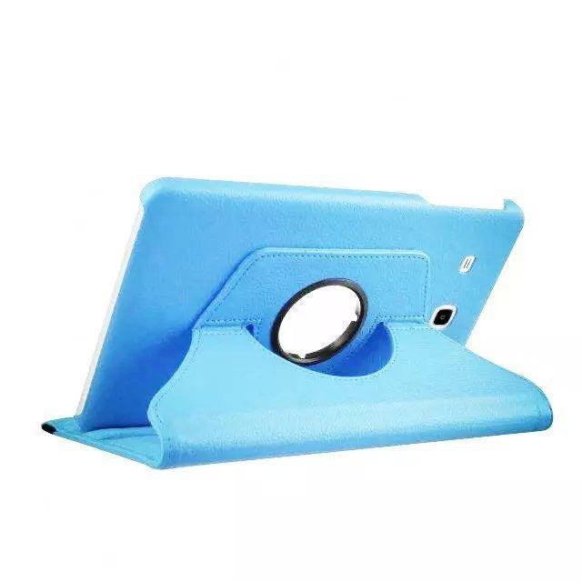Newst Luxury 360 Rotating Flip Leather Stand Case Cover Tablet Case for Samsung Galaxy Tab E T560 T561 case Ten-colors