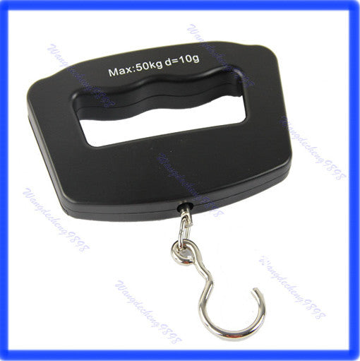 New LCD Digital Electronic Scale Travel Luggage Hanging Weight Hook Scale 50kg/10g