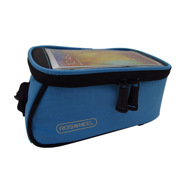 ROSWHEEL 4.2"4.8"5.5" Waterproof Outdoor Cycling Mountain Road MTB Bike Bicycle bag Frame Front Tube Touchscreen Phone Case Bag - Shopy Max