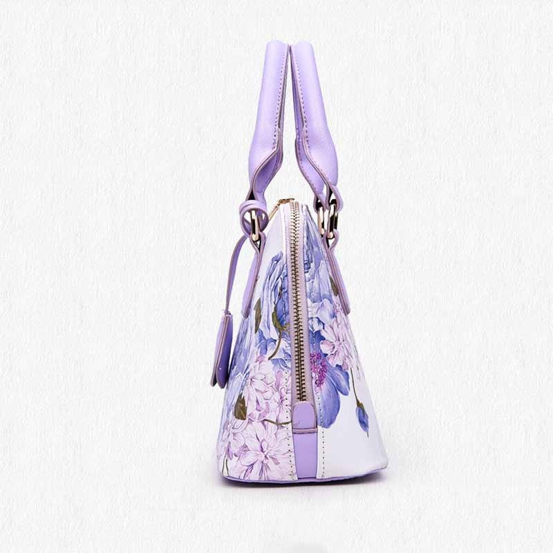 Designer Printed Bags For Women Famous Brand Ladies Shopper Bag Shell Elegant Floral
