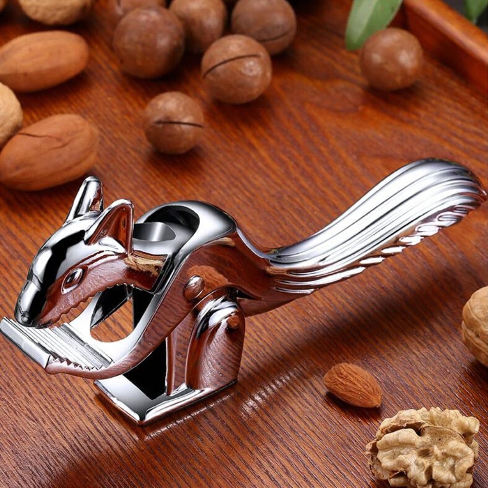 Hazelnut Walnut Pliers Squirrel Shape Almond Nut Pecan Nuts Nutcracker Nut Opener Sheller Kitchen Tool Sheller Clip Clamp Plier
