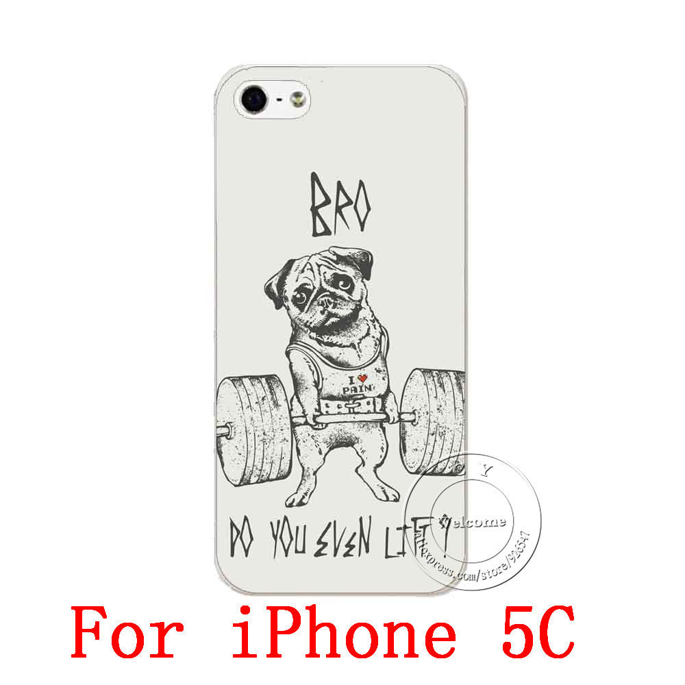 Shut Up And Squat Painted PC Hard Protective Phone Cover Case For Apple iPhone 4 4S 5 5S 5C 6 6 Plus - Shopy Max