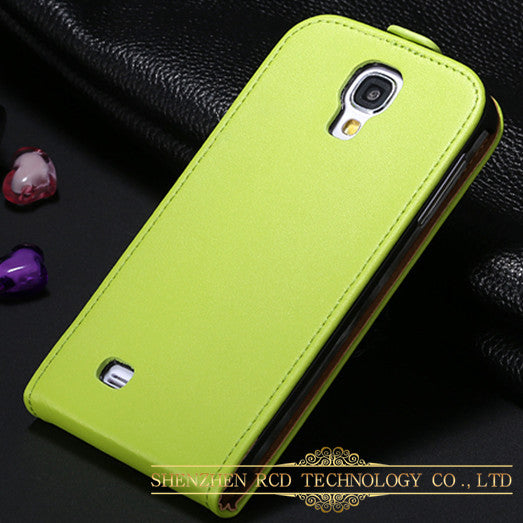 S4 Mini Korean Genuine Leather Sleeve For Samsung Galaxy S4 Mini Cover Magnetic Chip Vertical Flip Mobile Phone Cases - Shopy Max