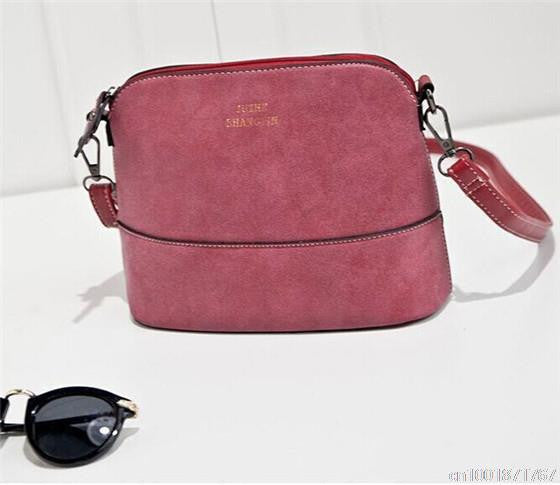 Hot Sale Women Handbag Vintage Bag Shoulder Bags Shell Bag Nubuck Leather Small Crossbody Bags for Women Messenger Handbags