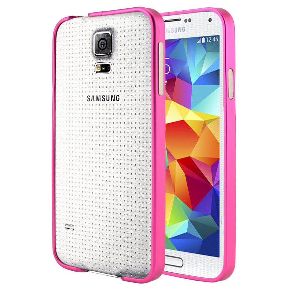 Ultrathin Aviation No Screws Frame S5 Phone Cover Ultra Thin Metal Luxury Aluminum Bumper Case For Samsung Galaxy S5 i9600