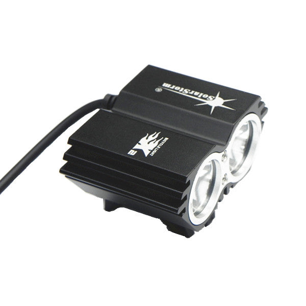 Waterproof 5000 Lumen 2x CREE XML U2 LED Cycling Bicycle Bike Light Lamp HeadLight Headlamp +6400mAh Battery Pack +Charger