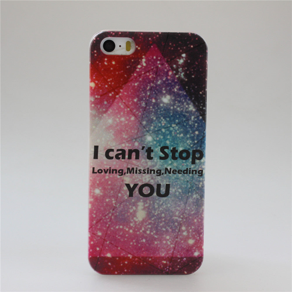 Wholesale Promotion space/universe Design Hard Plastic Back Phone Case Cover For Apple iPhone 5 5S
