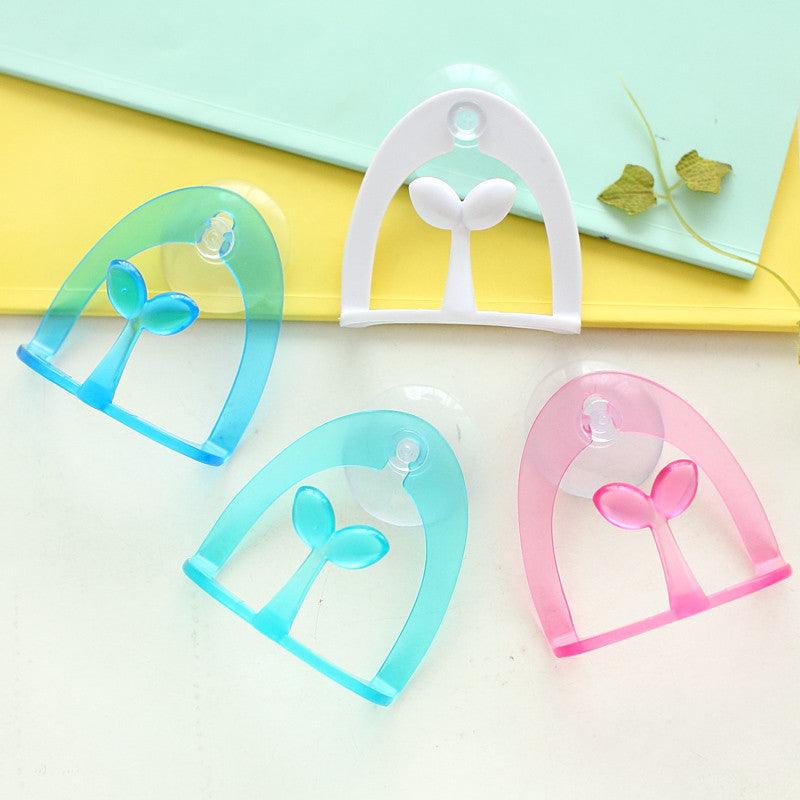 Wholesale Scouring pad Suction Cup Rack Wash Towel Storage Rack Bathroom Towel Rack Sponge Holder Clip Hanger