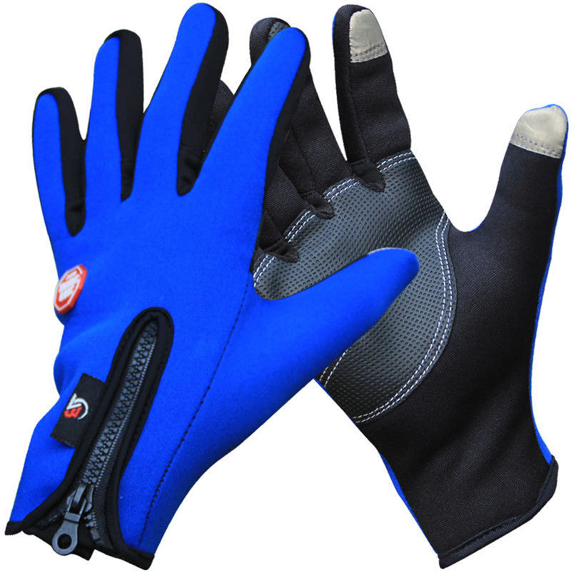 Outdoor Sports Gloves Tactical Mittens,Men Women Winter Keep Warm Bicycle Cycling Hiking Gloves,Military Motorcycle Ski Glove - Shopy Max