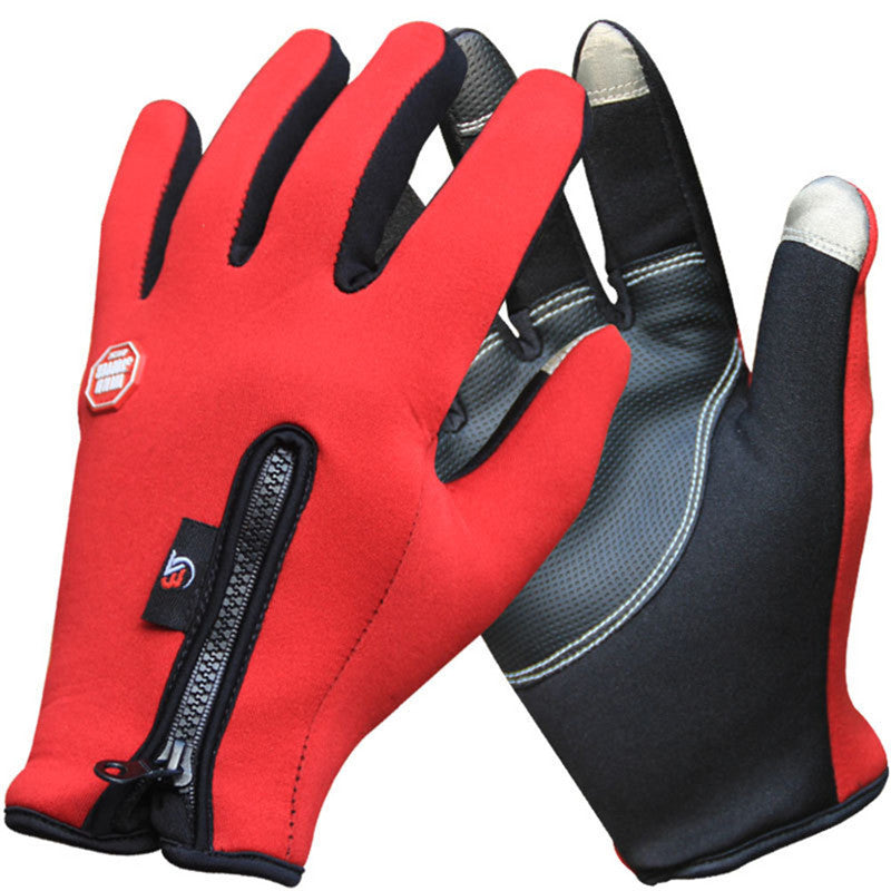 Outdoor Sports Gloves Tactical Mittens,Men Women Winter Keep Warm Bicycle Cycling Hiking Gloves,Military Motorcycle Ski Glove - Shopy Max