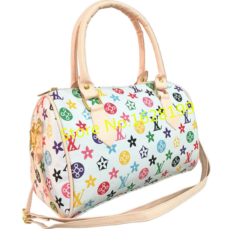 Women Famous Brand Designer PU Leather Barrel Handbag Ladies Small Pillow Shoulder Bag Female Crossbody Bags Sac Femme gw0678