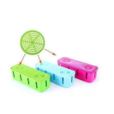 Fashion Safety Socket Outlet Board Container Cables Storage Organizer Case Box Colors - Shopy Max