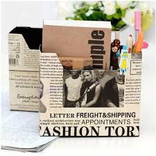 Paperboard Newspaper Storage Box Desk Stationery - Shopy Max