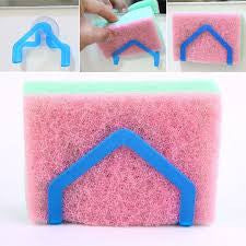 Kitchen Tools Gadget Decor Convenient Sponge Holder Suction Cup Sink 2K7U - Shopy Max