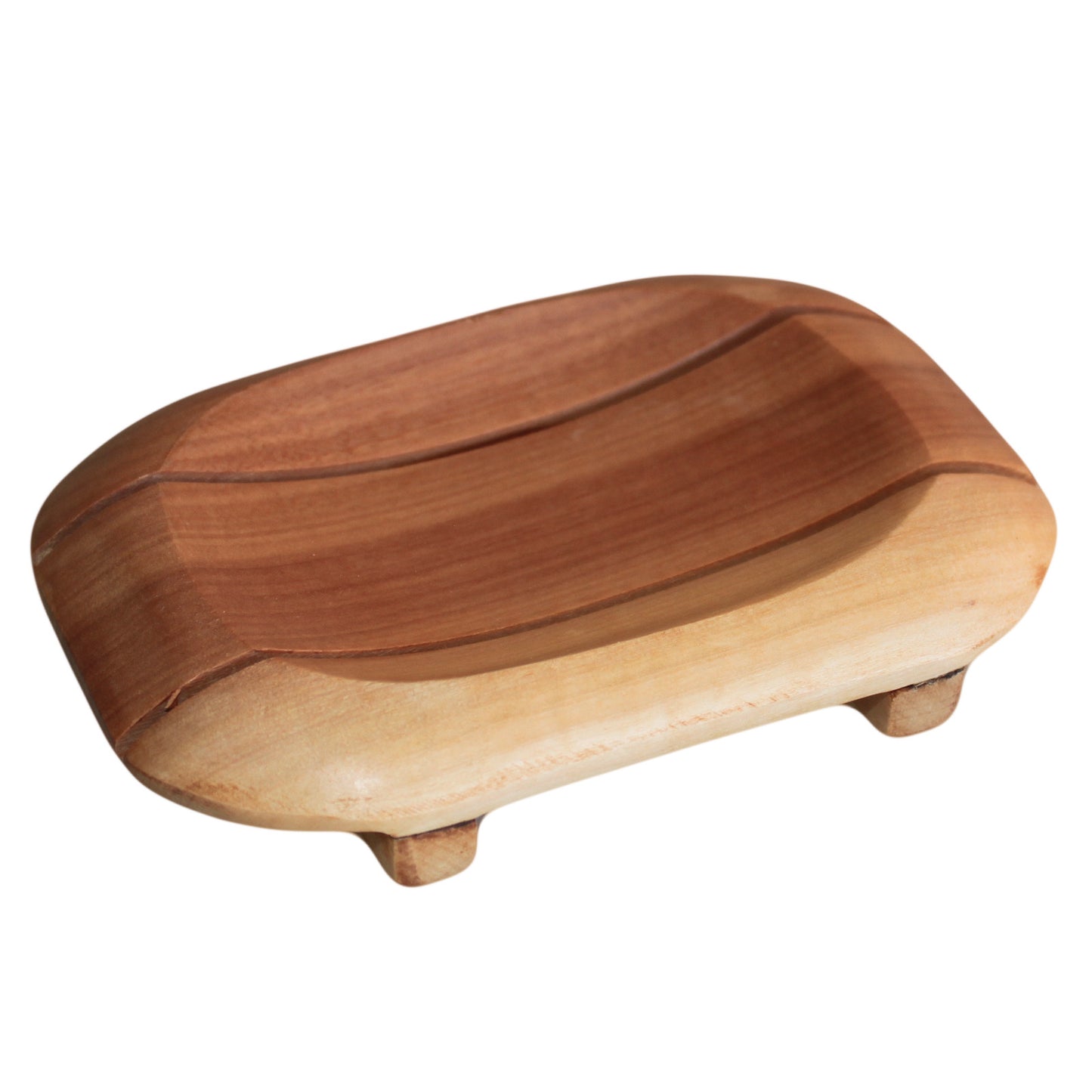 Classic Mahogany Soap Dish - Oval In