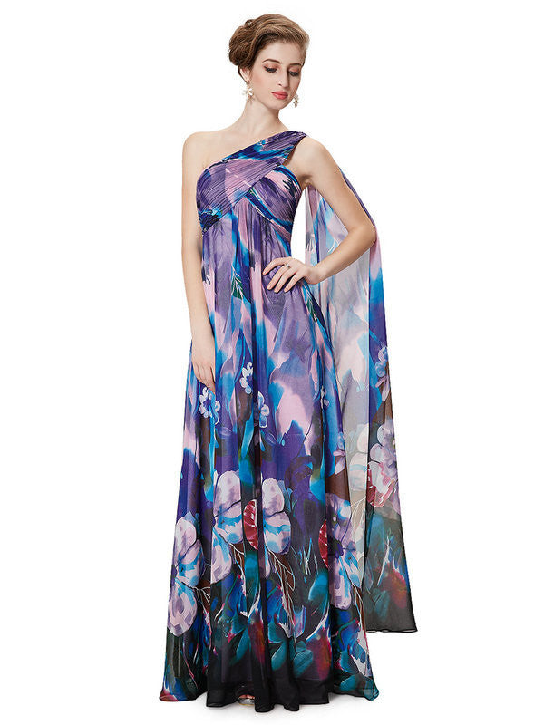 Evening Dresses Ever Pretty HE08395 Sexy Purple Brand New Style Empire Fashion One - Shopy Max