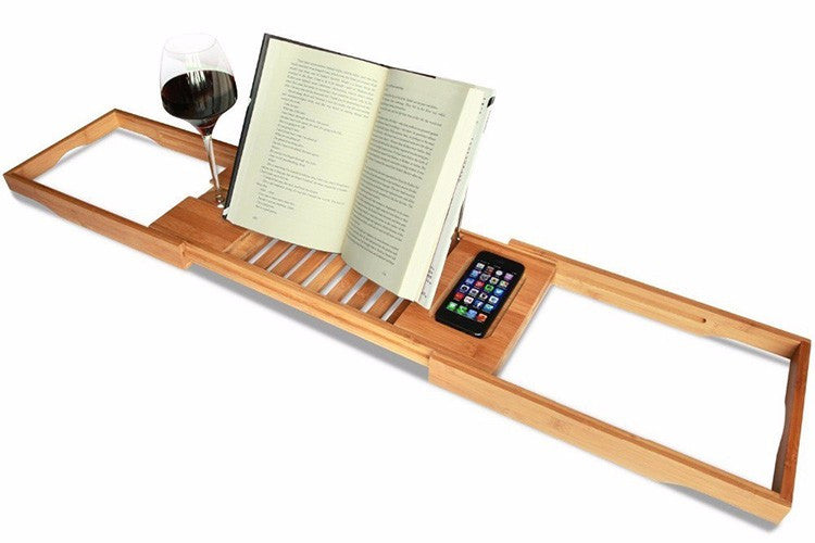 Aingoo Bamboo Bathtub Rack Multifunction Bathroom Furniture Relaxation Home Furniture High standard Hotels Bathtub Rack