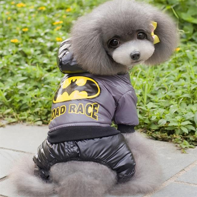 Pet Clothes New Winter Warm Dog Coat Jumpsuit Hoodie Thicken Cotton-Padded - Shopy Max