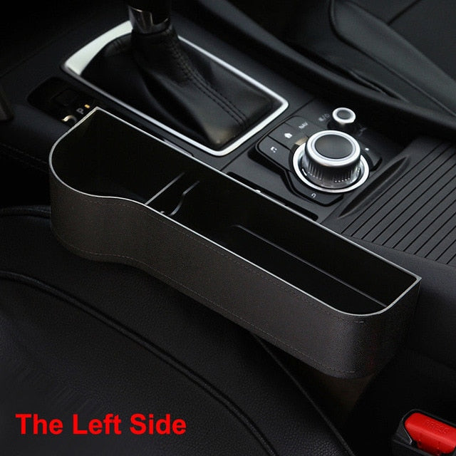Car Seat Slit Gap Storage Boxes Catcher Box Pocket Organizer Phone Cup Holder